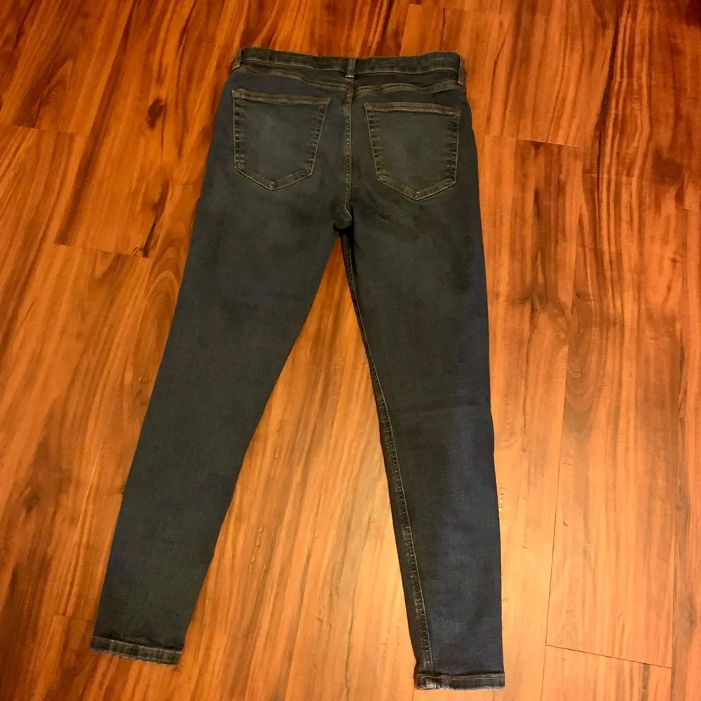 LN WOMENS TOPSHOP JAMIE JEANS. HIGH RISE. ZIP FLY, 5 POCKET DESIGN. NORDSTROM - Picture 3 of 6